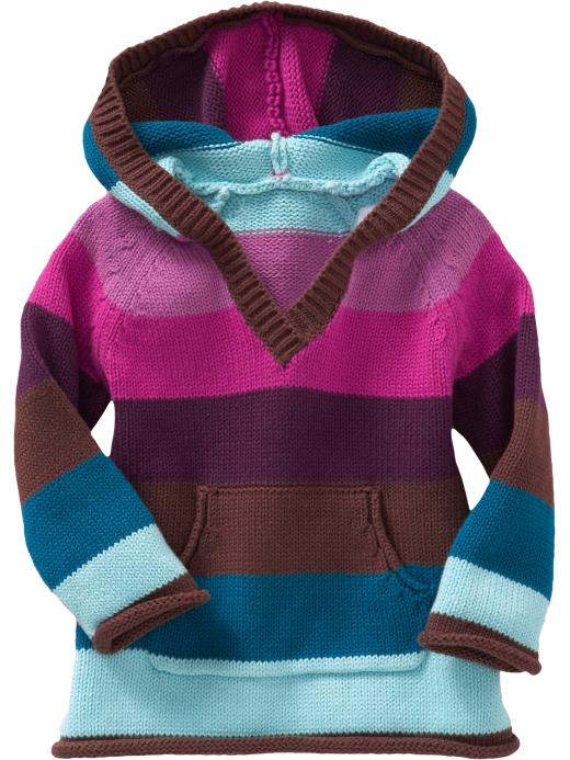 Old Navy Hooded Curled Edged Sweaters for Baby
