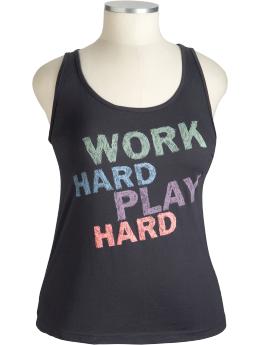 Women's Plus Motivational-Graphic Tanks