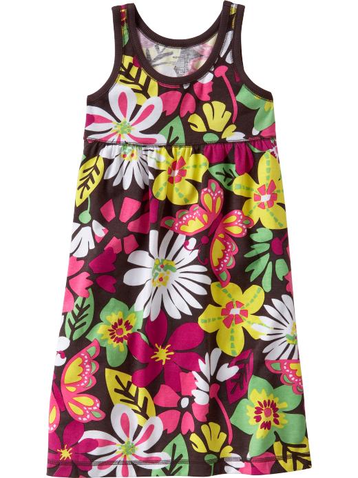 Old Navy Girls Printed Jersey Tank Dresses