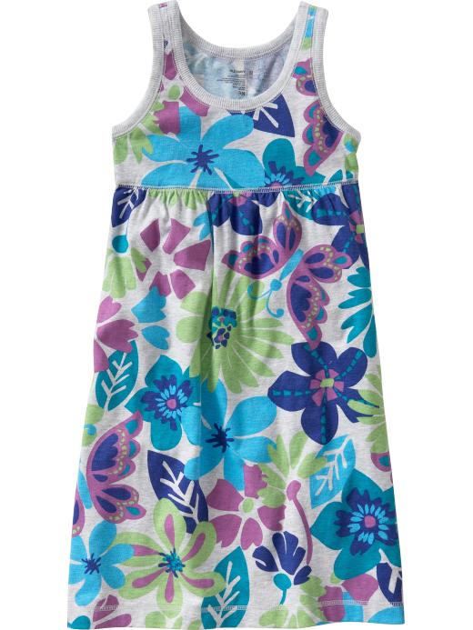 Old Navy Girls Printed Jersey Tank Dresses