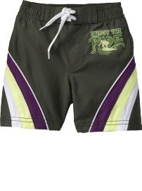 Surf-Graphic Swim Trunks for Baby