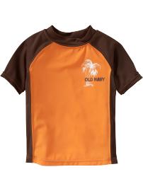 Color-Block Raglan Rashguards for Baby