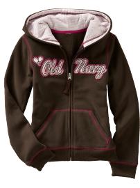 Girls Performance Fleece Logo Hoodies