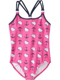 Girls Hello Kitty� Printed Swimsuits