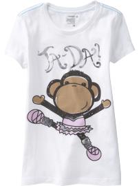 Girls Fun-Graphic Crew-Neck Tees