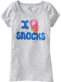 Girls Fun-Graphic Raglan Tees