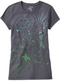 Girls Embellished Graphic Tees