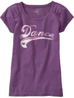 Girls Dance-Graphic Raglan Tees