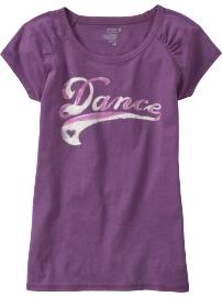 Girls Dance-Graphic Raglan Tees