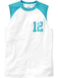 Boys Graphic Raglan Muscle Tees