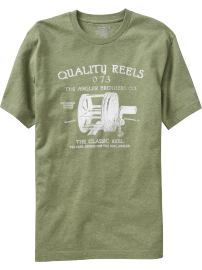 Men's Fishing Reel Graphic Tees