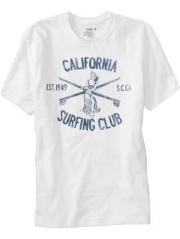 Men's "California Surfing Club" Tees