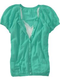 Women's Lightweight Pointelle Cardigans