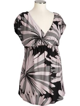 Maternity Cross-Front Empire Tops