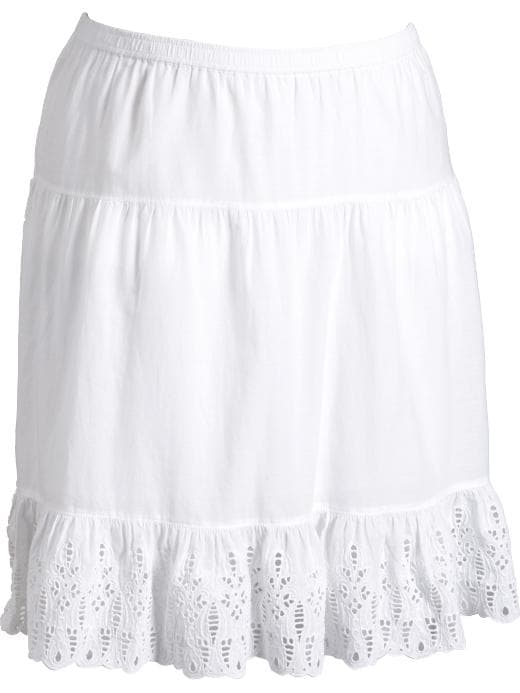 Old Navy Womens Plus Tiered Cut-Out Skirts