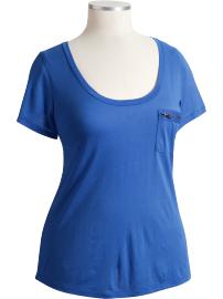Women's Plus Zip-Pocket Tees