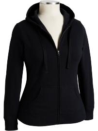 Women's Plus Fleece Zip Hoodies