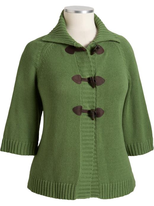 Old Navy Womens Plus Toggle Sweaters