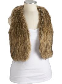 Women's Plus Faux-Fur Vests