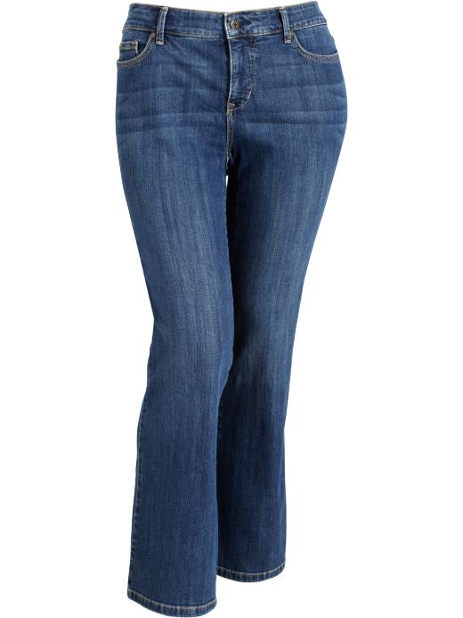Old Navy Womens Plus Tummy-Trimmer Boot-Cut Jeans