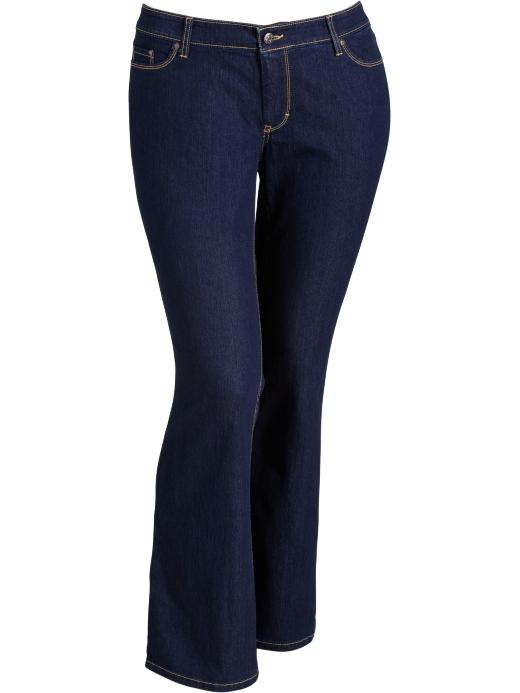 Old Navy Womens Plus Dark Wash Boot Cut Jeans