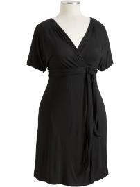 Women's Plus Tie-Front Wrap Dresses