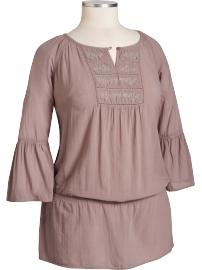 Women's Plus Embroidered Gauze Tunics
