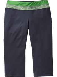 Women's Plus Color-Blocked Active Capris
