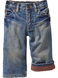Fleece-Lined Jeans for Baby