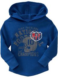 Graphic Waffle-Knit Pullover Hoodies for Baby