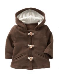 Fleece Toggle Hoodies for Baby