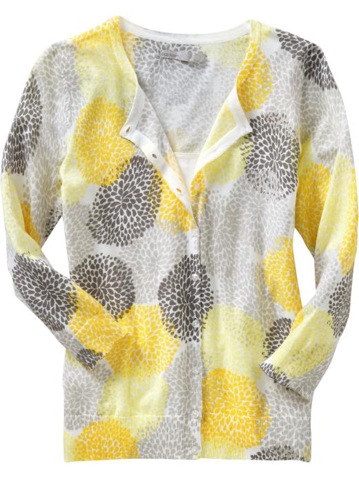 Old Navy Floral Print Cardigan
