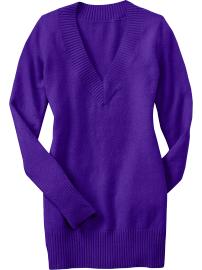 Women's V-Neck Pullover Tunic Sweaters