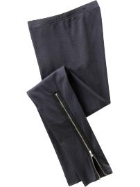 Women's Side-Zip Jersey Leggings