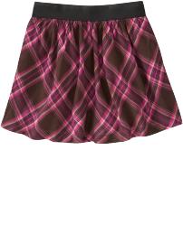 Women's Elastic-Waist Poplin Skirts