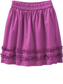 Women's Ruffle-Hem Skirts