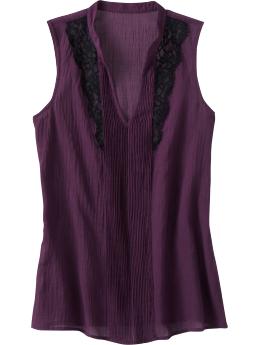 Women's Pieced Lace Tops