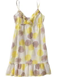 Women's Ruffled Cross-Front Sundresses