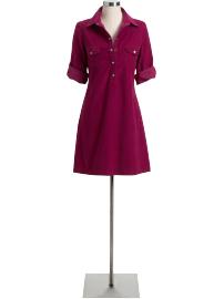 Women's Cord Shirt Dresses