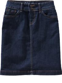 Women's High-Rise Denim Pencil Skirts