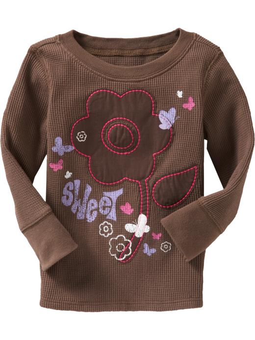 Old Navy Waffle Knit Applique Graphic Tees for Baby