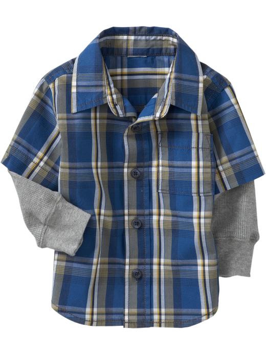 Old Navy 2 in 1 Plaid Shirts for Baby