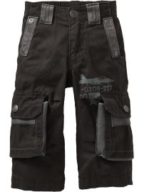 Twill Cargo Pants for Baby