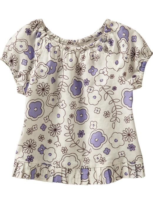 Old Navy Pleated Keyhole Tops for Baby