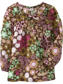 Floral Smocked Tops for Baby