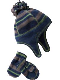 Performance Fleece Hat and Mitten Sets for Baby