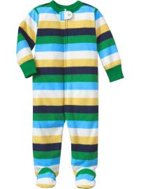 Printed Performance Fleece Sleepers for Baby