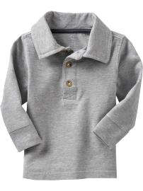 Sueded Jersey Polos for Baby