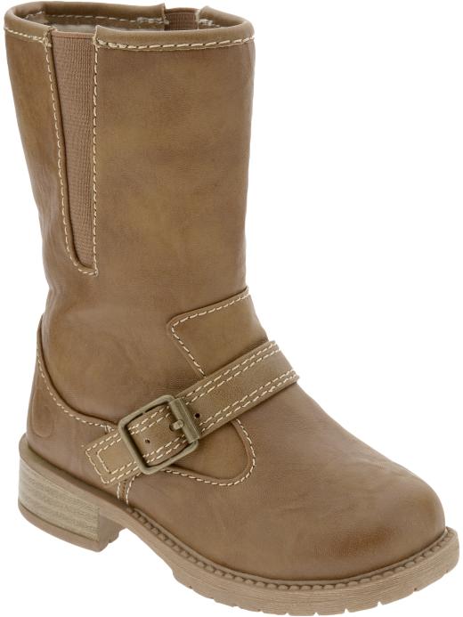 Old Navy Faux-Leather Riding Boots for Baby