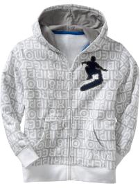 Boys Graphic Fleece Hoodies